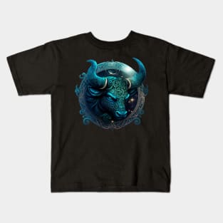 Taurus Zodiac Sign Kids T-Shirt